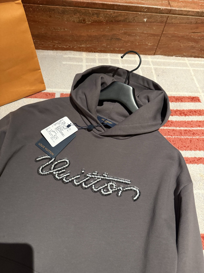 NIGO Louis Vuitton Embellished Signature Hoodi #nigo334190