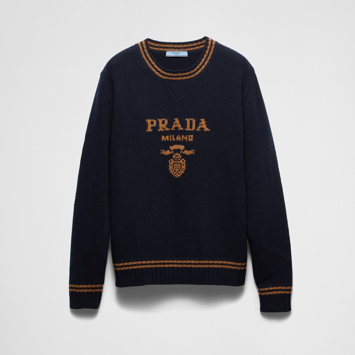 NIGO PRADA Wool And Cashmere Crewneck Sweater #nigo334294