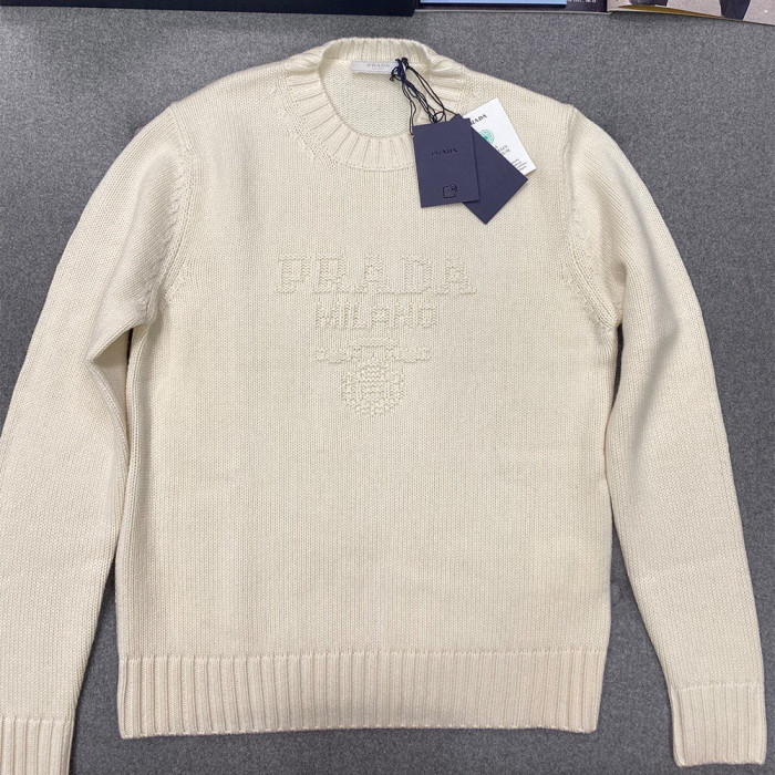 NIGO PRADA Wool And Cashmere Crewneck Sweater #nigo334294