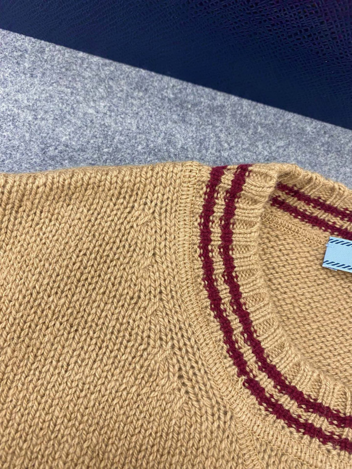 NIGO PRADA Wool And Cashmere Crewneck Sweater #nigo334294
