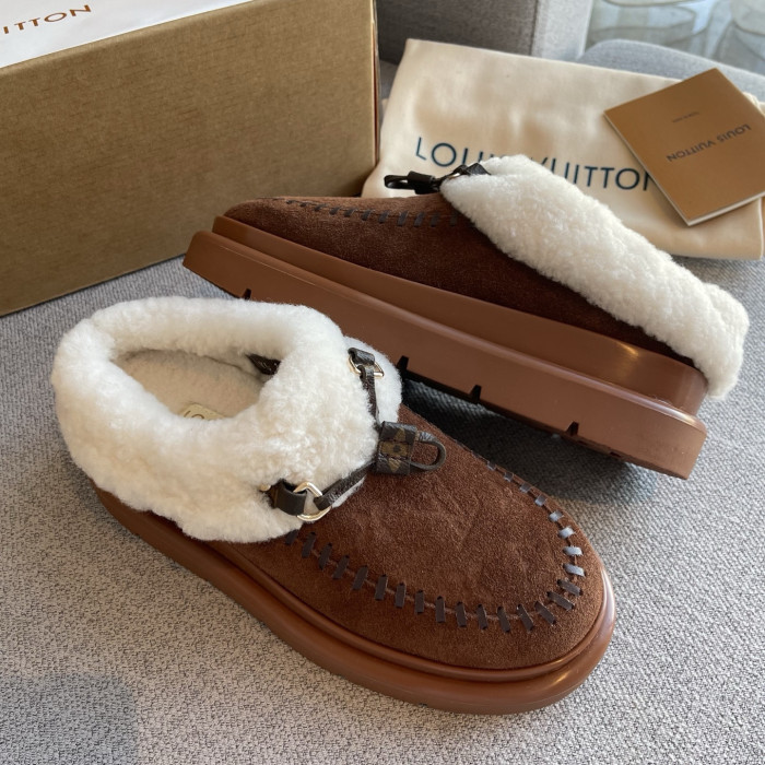 NIGO Louis Vuitton Cortina Closed Mule Shoes #nigo334366