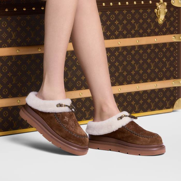 NIGO Louis Vuitton Cortina Closed Mule Shoes #nigo334366