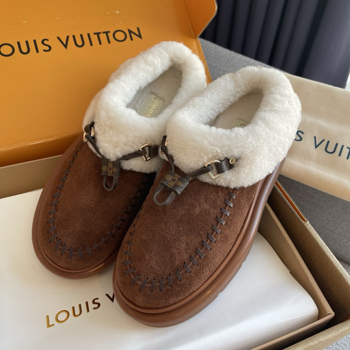 NIGO Louis Vuitton Cortina Closed Mule Shoes #nigo334366