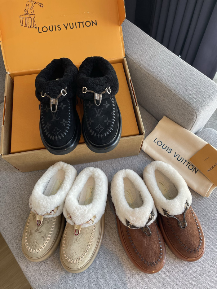 NIGO Louis Vuitton Cortina Closed Mule Shoes #nigo334366