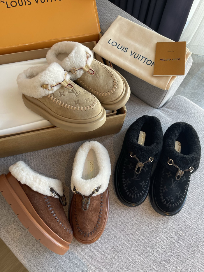 NIGO Louis Vuitton Cortina Closed Mule Shoes #nigo334366
