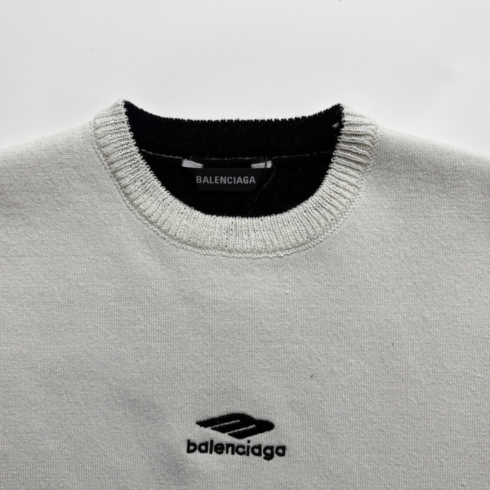 NIGO Balenciaga Men's 3B Sports Icon Ski Crewneck in White Black #nigo334344