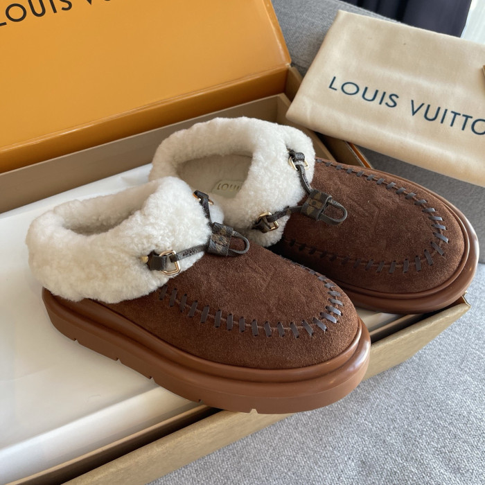 NIGO Louis Vuitton Cortina Closed Mule Shoes #nigo334366