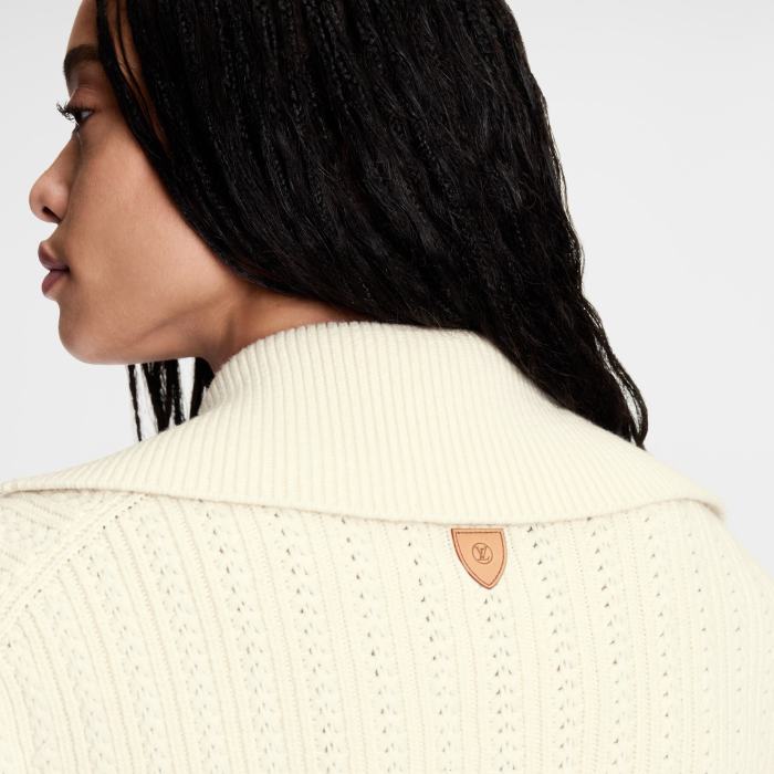 NIGO Louis Vuitton Cropped Rib-knit Jacket #nigo334336