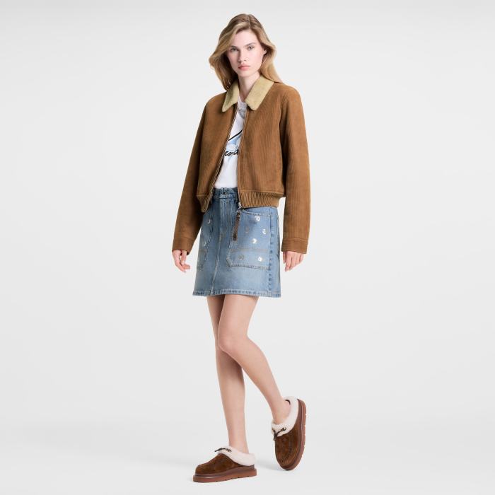 NIGO Louis Vuitton Cortina Closed Mule Shoes #nigo334366