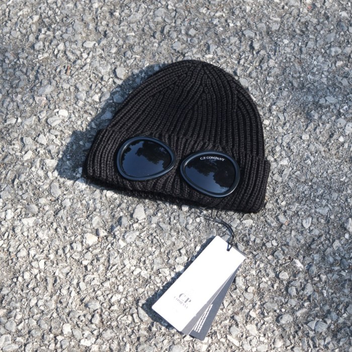 NIGO C.P. Company Extra Fine Merino Wool Goggle Beanie #nigo334404