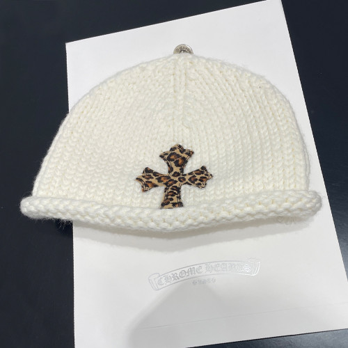 NIGO Chrome Hearts Leopard Leather Cross Silver Jewelry Cold Hat #nigo334406