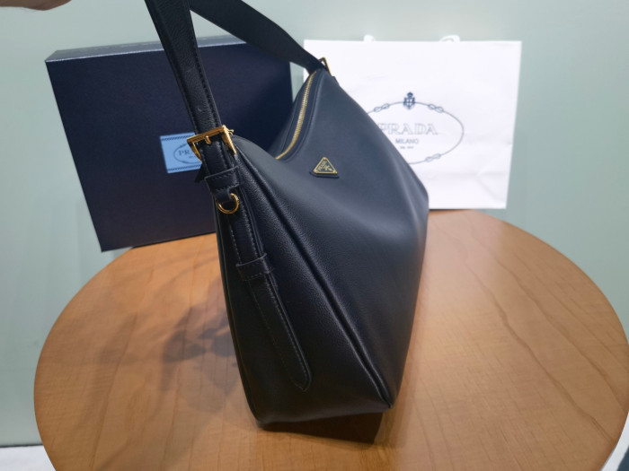 NIGO Prada Aimée Large Leather Shoulder Bag 1BC228 #nigo334397