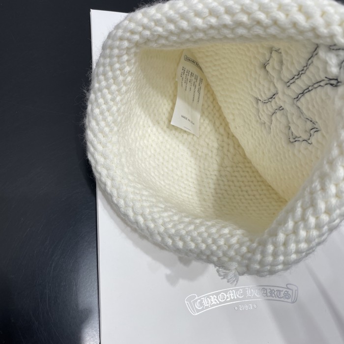 NIGO Chrome Hearts Leopard Leather Cross Silver Jewelry Cold Hat #nigo334406