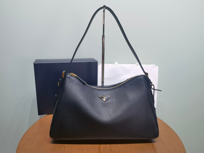 NIGO Prada Aimée Large Leather Shoulder Bag 1BC228 #nigo334397
