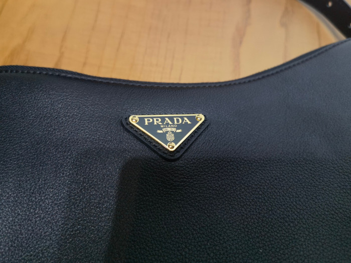 NIGO Prada Aimée Large Leather Shoulder Bag 1BC228 #nigo334397