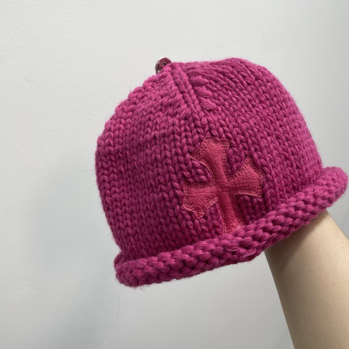 NIGO Chrome Hearts Cowhide Cross Thick Needle Cold Hat #nigo334409