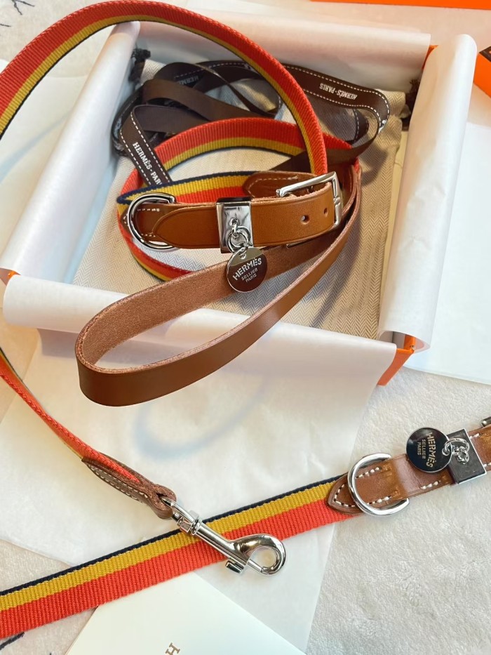NIGO Hermes Rocabar Dog Harness Slim Dog Leash #nigo334398