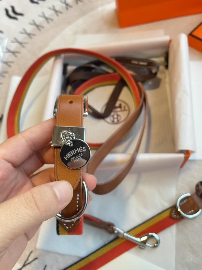 NIGO Hermes Rocabar Dog Harness Slim Dog Leash #nigo334398