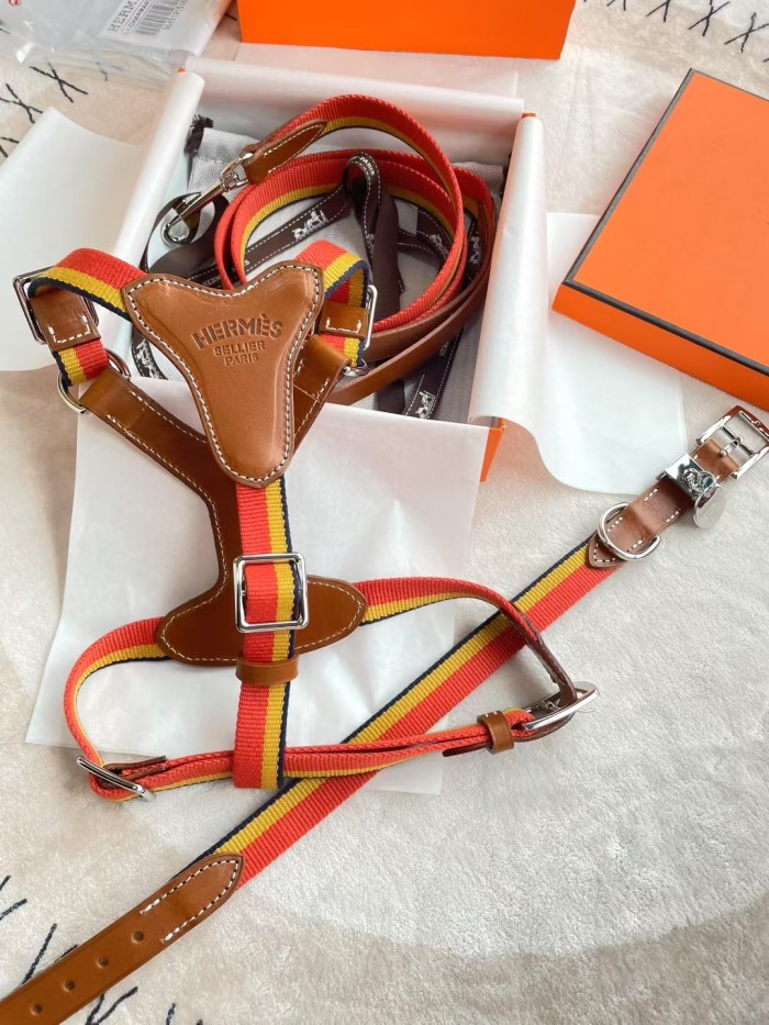 NIGO Hermes Rocabar Dog Harness Slim Dog Leash #nigo334398