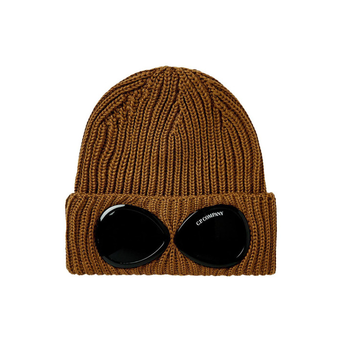 NIGO C.P. Company Extra Fine Merino Wool Goggle Beanie #nigo334404
