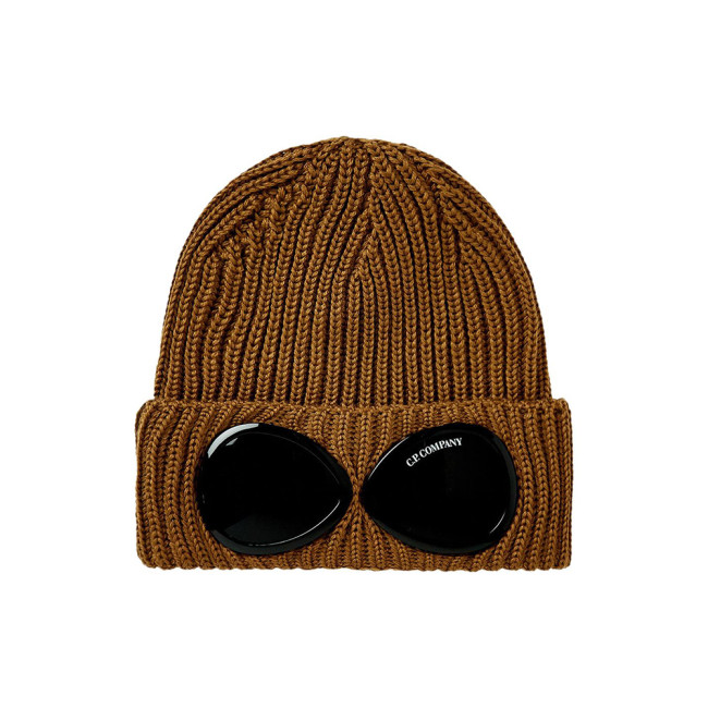 NIGO C.P. Company Extra Fine Merino Wool Goggle Beanie #nigo334404