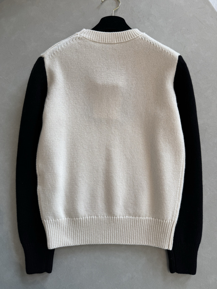 NIGO Chanel Pullover Wool Cashmere Ecru Black #nigo334393