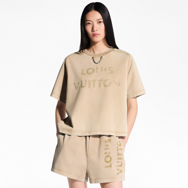 NIGO Louis Vuitton Vintage Effect T-shirt Shorts #nigo317096
