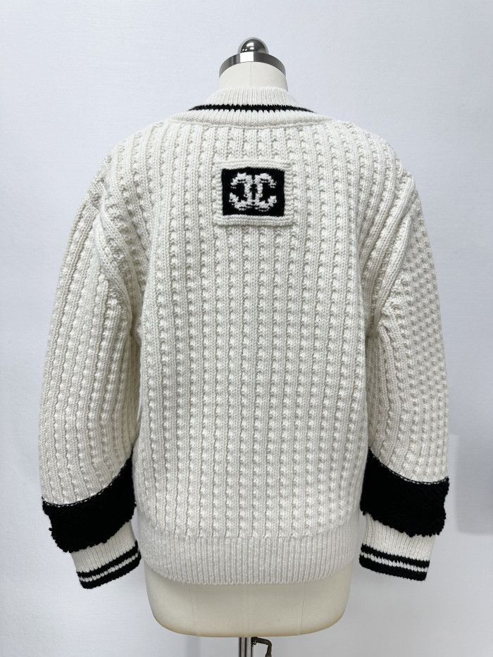 NIGO Chanel Pullover Wool Cream and Black #nigo334450