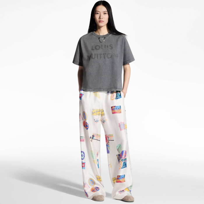 NIGO Louis Vuitton Vintage Effect T-shirt Shorts #nigo317096