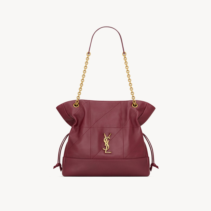 NIGO Small Jamie Shopping Lambskin Bordeaux Saint Laurent #nigo334473