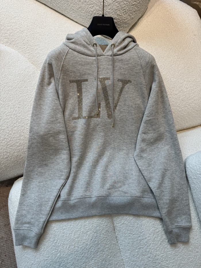 NIGO Louis Vuitton Rhinestone Signature Hoodie #nigo334454