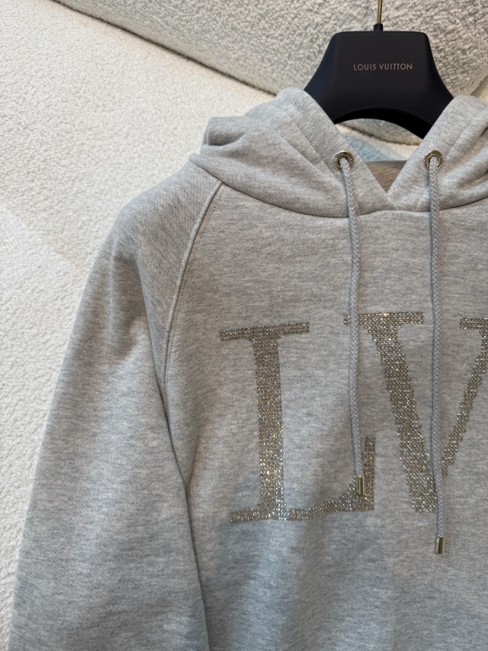 NIGO Louis Vuitton Rhinestone Signature Hoodie #nigo334454