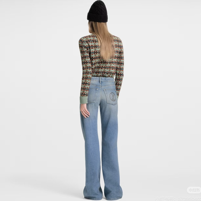 NIGO Louis Vuitton Signature Sequin Slim Fit Jeans #nigo334460