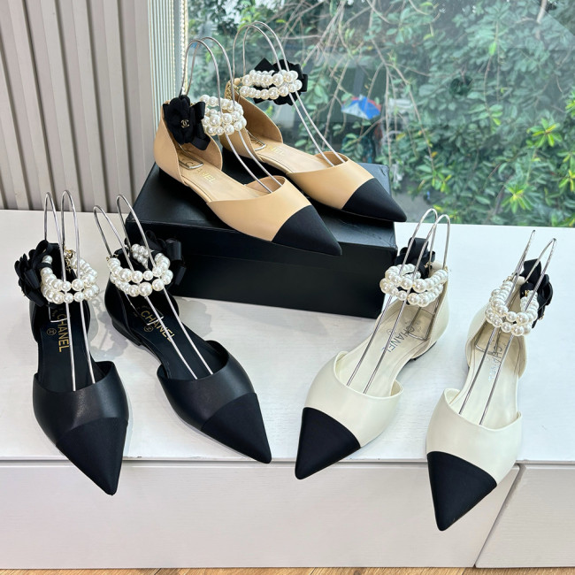 NIGO Chanel 25S Braided Mary Jane Toe Pearl Sandals #nigo334482