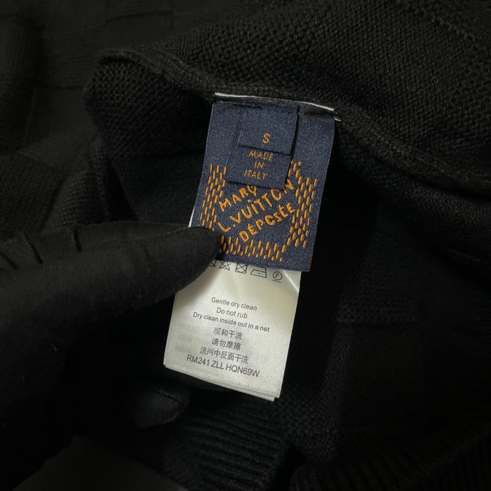 NIGO Louis Vuitton Embellished Wool Damier Pullover #nigo333428