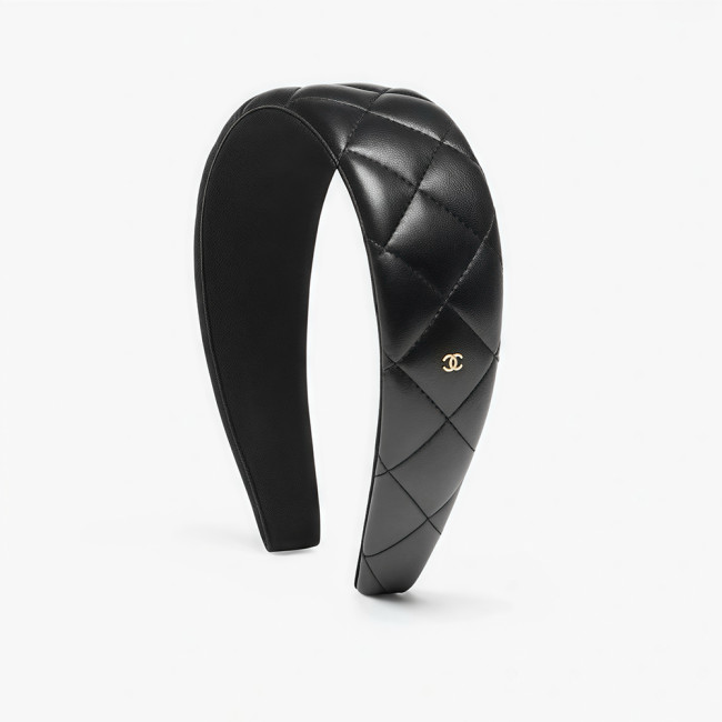 NIGO Chanel Headband Lambskin Black #nigo334497