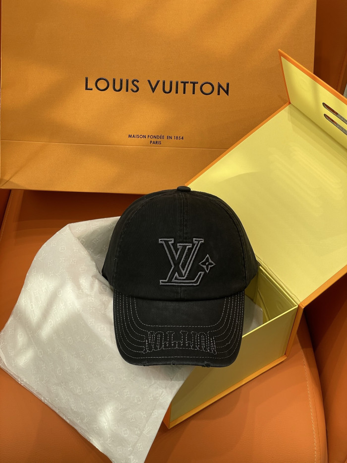 NIGO Louis Vuitton LV Denim Washed Baseball Cap M5235M #nigo334492