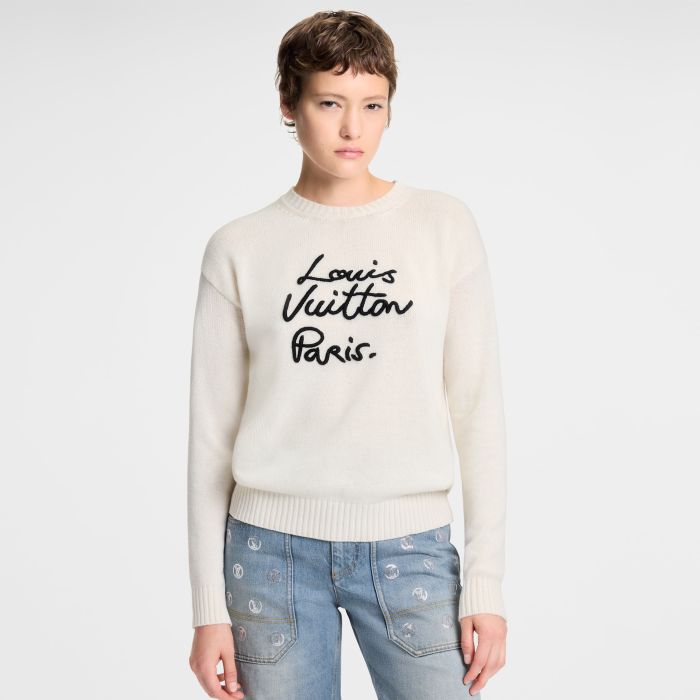 NIGO Louis Vuitton Cursive Signature Pullover #nigo334539