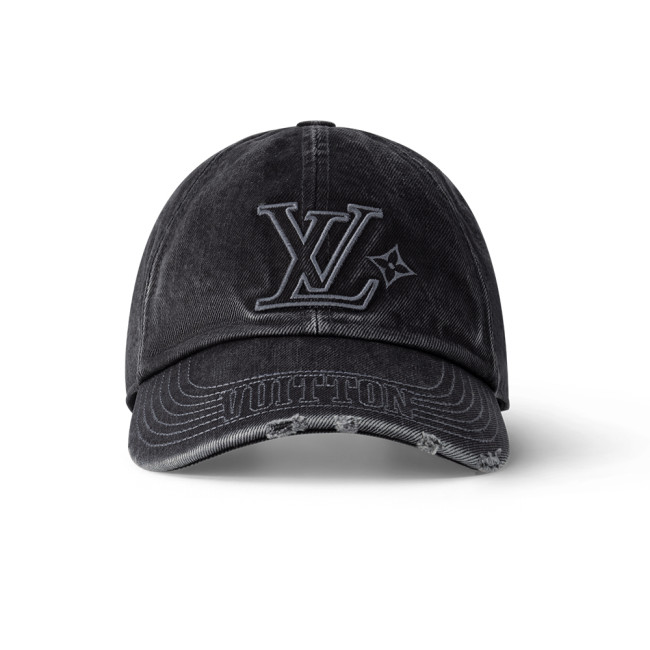 NIGO Louis Vuitton LV Denim Washed Baseball Cap M5235M #nigo334492