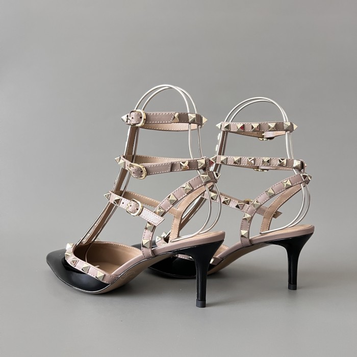 NIGO Valentino Rockstud Caged Pump 65mm Poudre #nigo334615