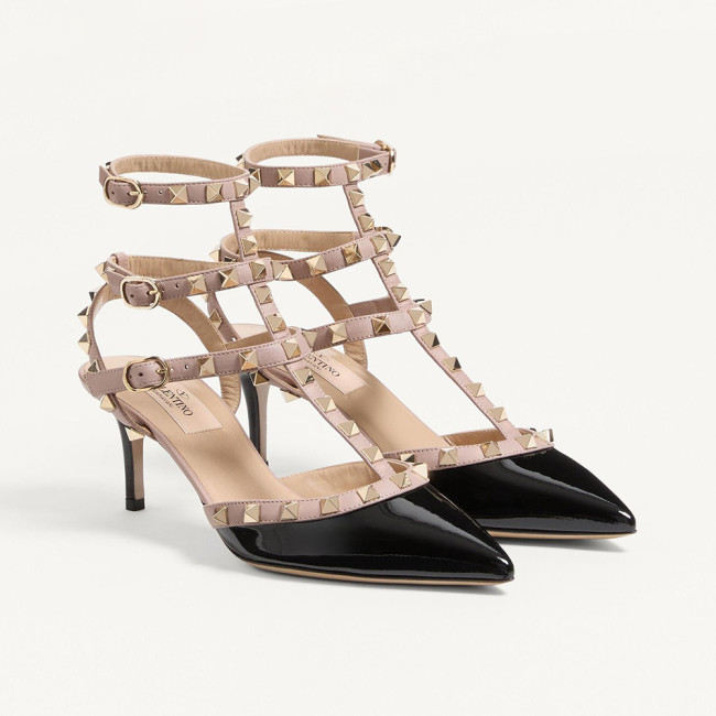 NIGO Valentino Rockstud Caged Pump 65mm Poudre #nigo334615