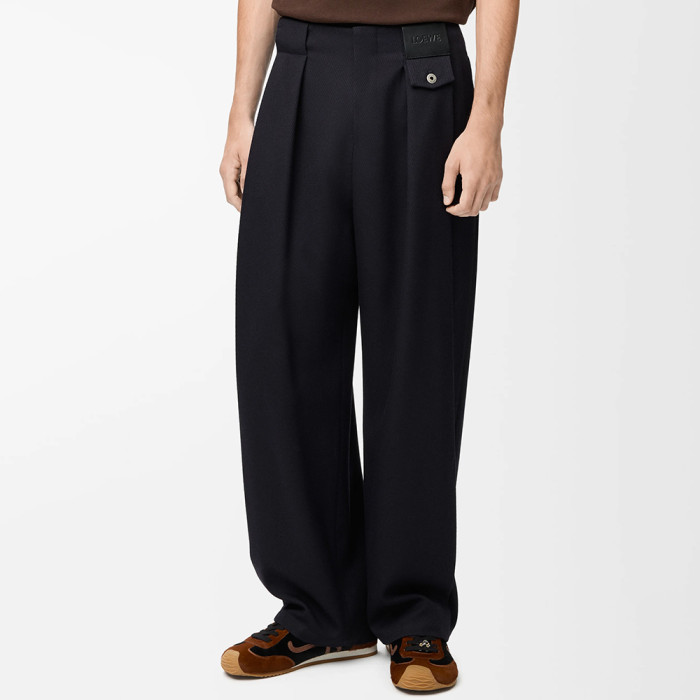 NIGO Loewe Trousers in Wool Blue #nigo334437