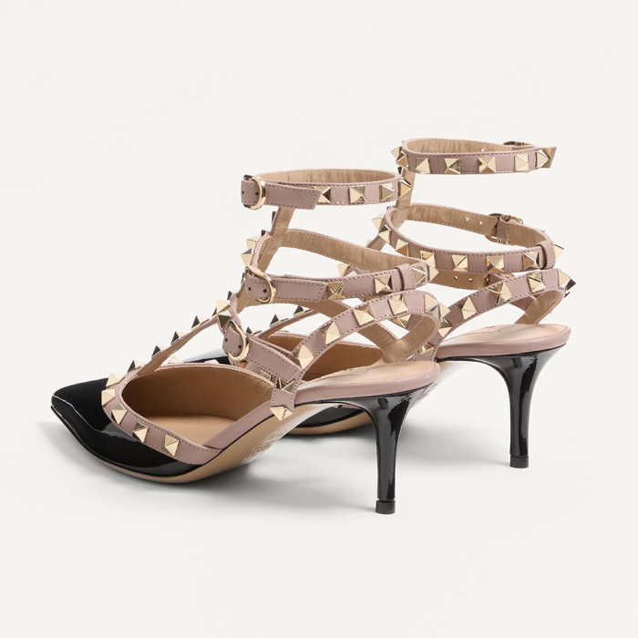 NIGO Valentino Rockstud Caged Pump 65mm Poudre #nigo334615