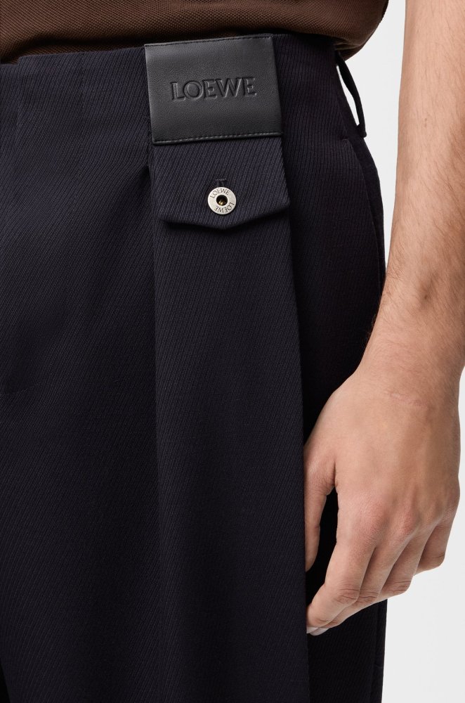 NIGO Loewe Trousers in Wool Blue #nigo334437