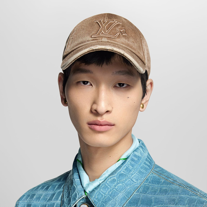 NIGO Louis Vuitton LV Denim Washed Baseball Cap M5235M #nigo334492