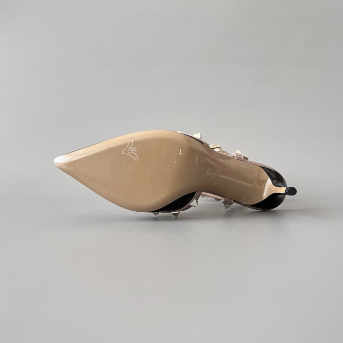 NIGO Valentino Rockstud Caged Pump 65mm Poudre #nigo334615