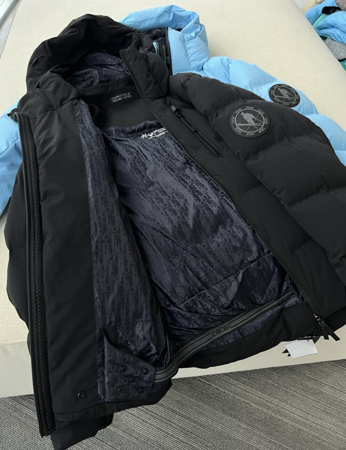 NIGO Dior x Descente x Peter Doig Light Blue Puffer Coat #nigo334553