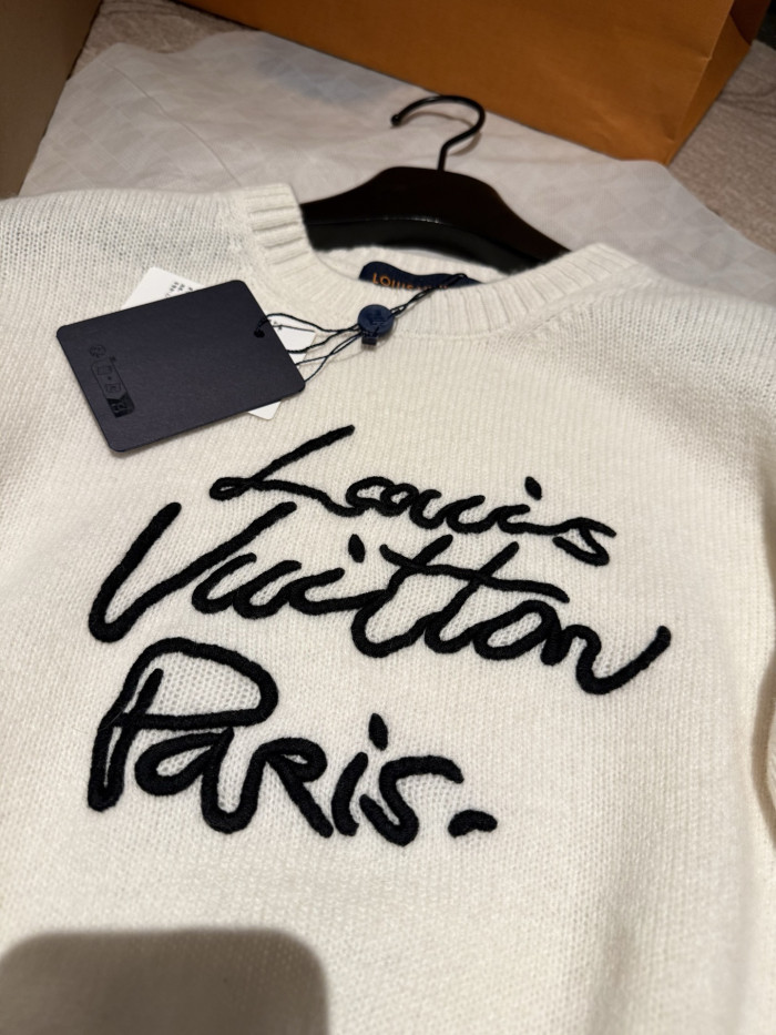NIGO Louis Vuitton Cursive Signature Pullover #nigo334539