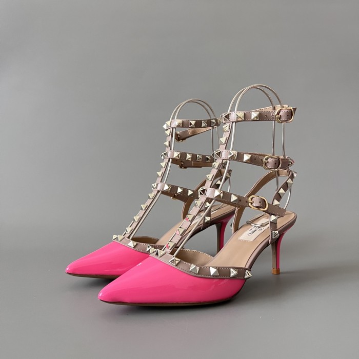 NIGO Valentino Rockstud Caged Pump 65mm Poudre #nigo334615