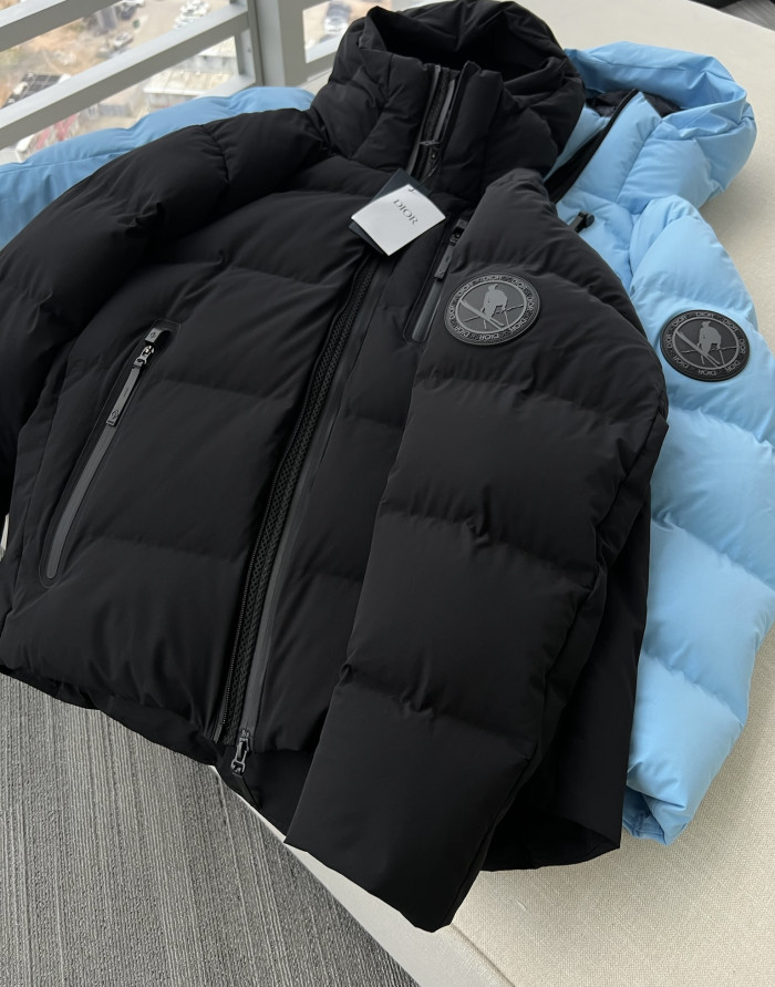 NIGO Dior x Descente x Peter Doig Light Blue Puffer Coat #nigo334553